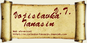 Vojislavka Tanasin vizit kartica
